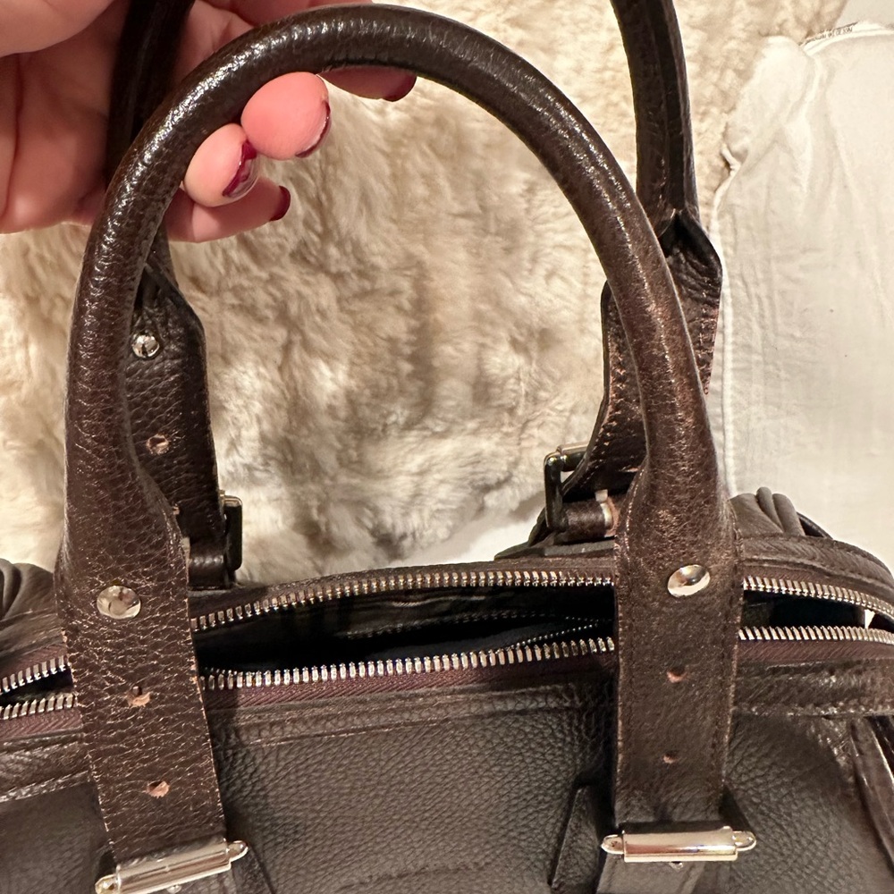 💫Authentic Burberry Vintage Boston Brown bag - Picture 5 of 9